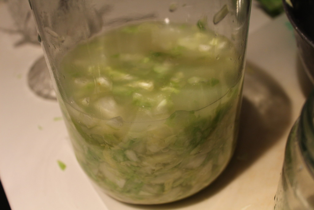 how to make sauerkraut - step 3