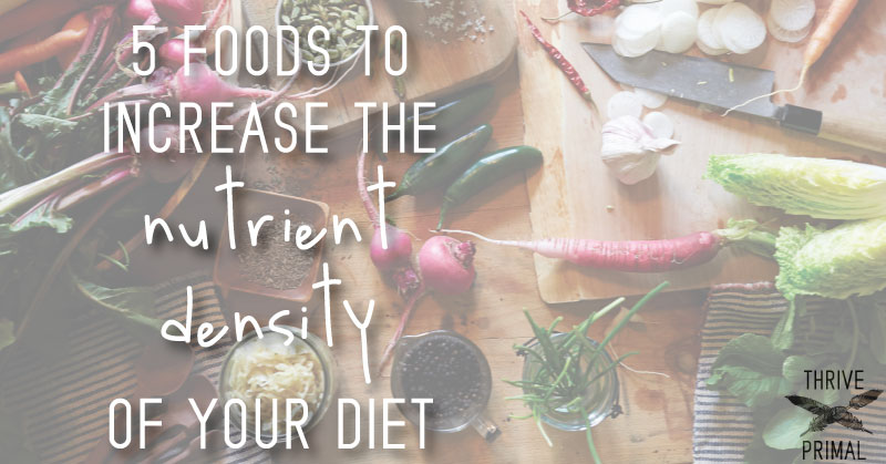 How to increase nutrient density paleo diet